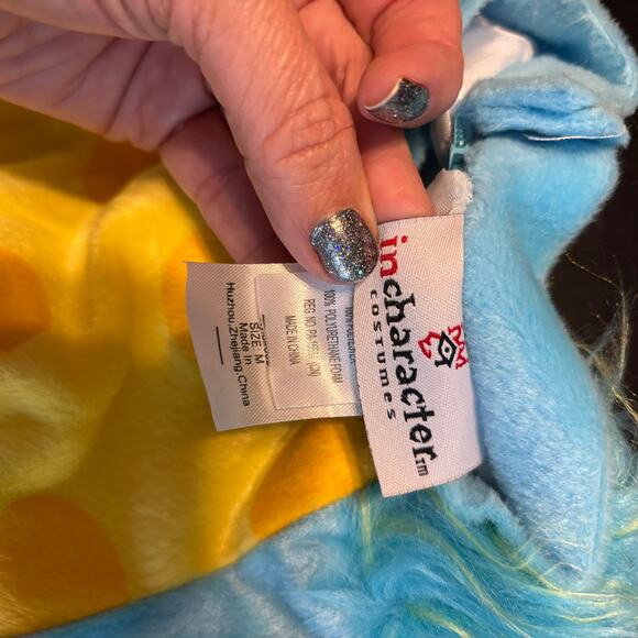 In Character Lil’ Monster Infant Costume 12-18M Baby Halloween Outfit Blue - Picture 5 of 6